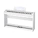 Casio Privia PX-770 – 88-Key Weighted Console Digital Piano | Tri-Sensor II Scaled Hammer Action Keys | AiR Sound Source, 19 Tones, Concert Play, 16W Stereo Speakers, USB-MIDI | Elegant White Cabinet