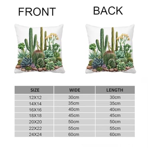 Housse de coussin extérieur impatiente de sublimer votre déco de jardin en lin imprimé - 7