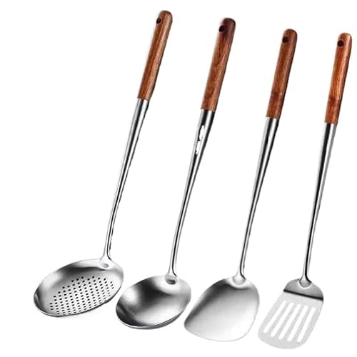 304Lange �X�`�[�� Rvs ���ؓ� Spatel �������L�b�`���p�i Keuken Sleuven Rijst Lepel Kookgerei Gebruiksvoorwerp �Z�b�g�^�[�i�[�ɑΉ�(A4)