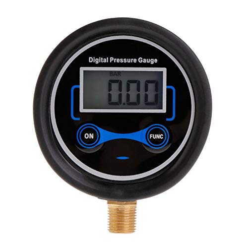 Medidor de presión Medidor de presión de neumáticos Digital Coche Bicicleta Motocicleta Probador de neumáticos Medidor de PSI de Aire 1 / 8NPT