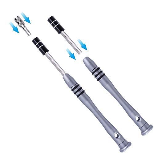 Tournevis 60 en 1 en acier S2 robuste avec manche réversible