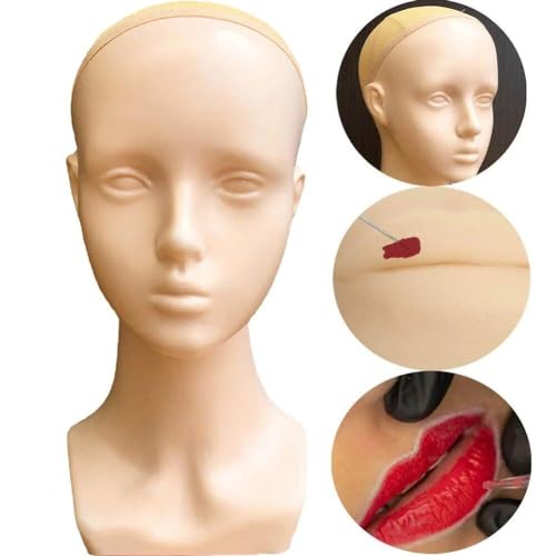 Cabeza de maniquí estable con hombro para evitar que tus pelucas se deslicen al practicar 8