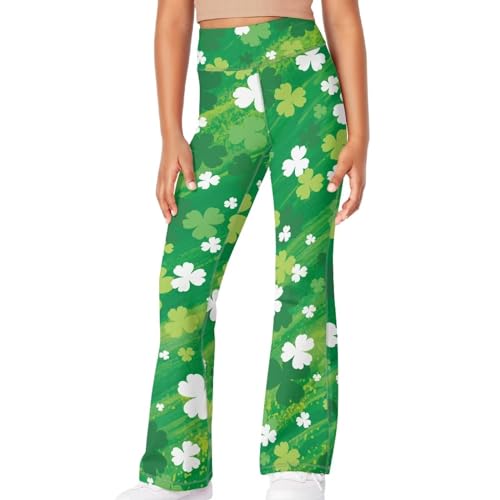 Renewold Girls' Flare Leggings Kids High Waisted Bell Bottoms Girls Bootcut Yoga Pants Casual Athletic Dance Pants2
