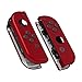 eXtremeRate Soft Touch Grip Red Joycon Handheld Controller Housing with Full Set Buttons, DIY Replacement Shell Case for Nintendo Switch Joy-Con – Console Shell NOT Included