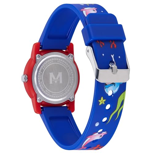 Image of Miykon Kids Watches for Boys and Girls - Educational Time-Telling Gift for Kids Aged 3-15, Toddlers, Preschoolers, and School-Aged Children - Easy to Read Analog Watch, Soft Resin Band, Japanese Quartz, 100M Water Resistant