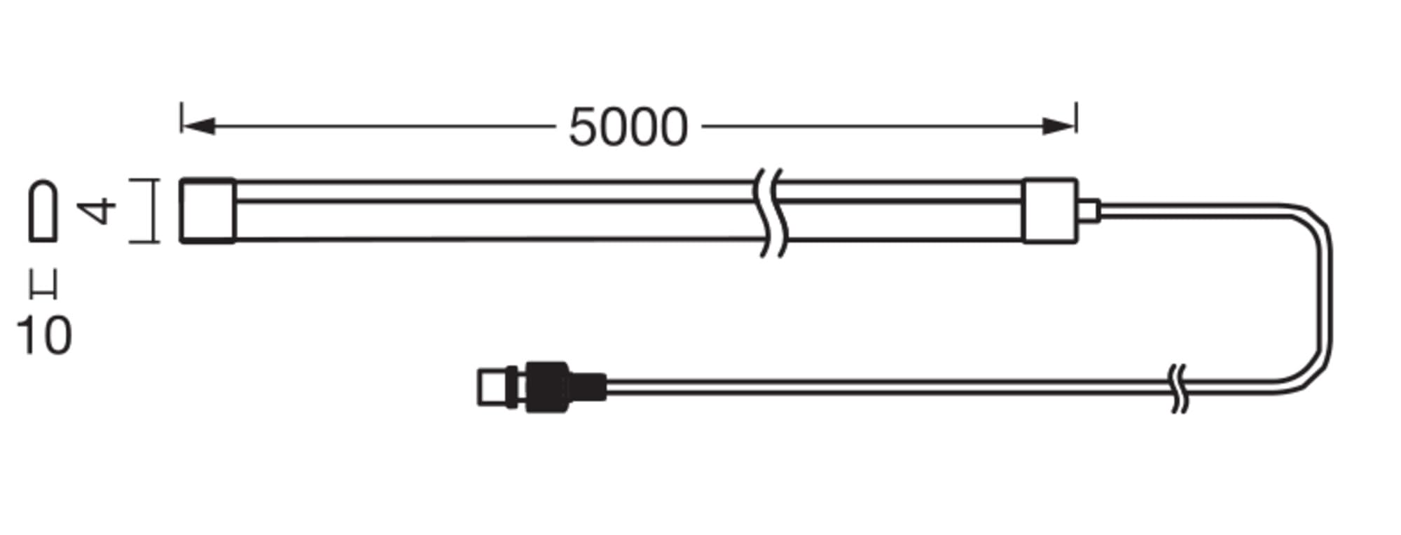 OSRAM FLEX Striscia LED solare per est. 5m MAGIC RGB RC