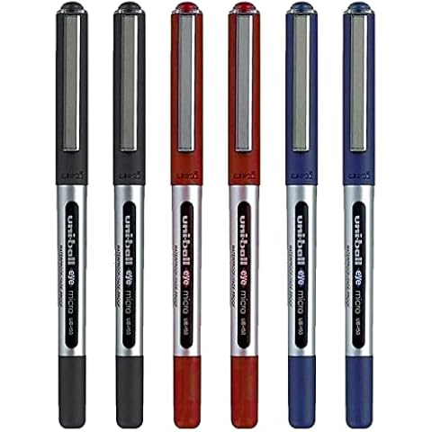 Uni-ball Eye Micro Ub-150 - Bolígrafo de tinta de gel (6 unidades) Cover