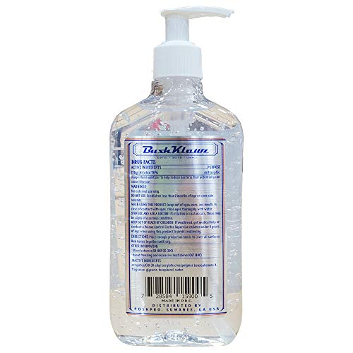 Instant Hand Sanitizer With Alcohol 70% Large Bottle Pump Gel (3 Pack Of 10.14Oz/300Ml Bottles With Pump) #TOP2