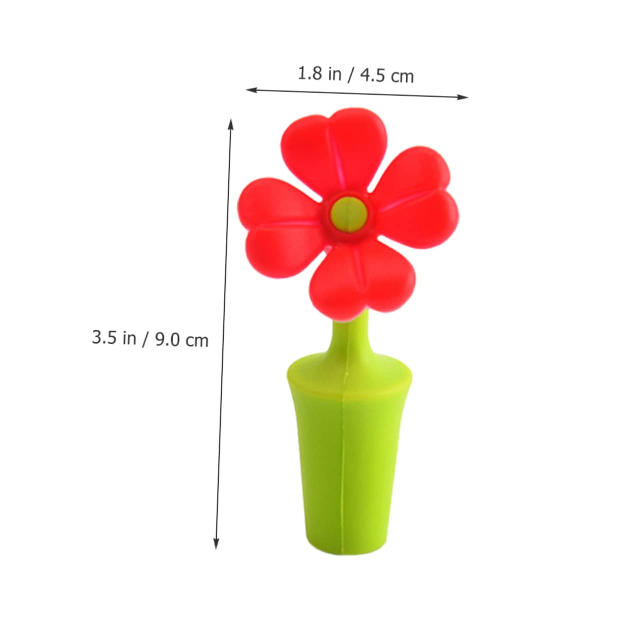 Tapones para Botellas De Vino Silicona con Diseño De Selladores Reutilizables Herméticos para Uso Hogar Y Fiesta 6 Piezas X 5