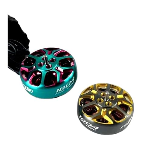 4個 GTS V3 1804 ブラシレスモーター 2450KV/3450KV 3-6S Lipo FPVフリースタイル Cinewhoop レーシングドローン クワッドコプター用(4PCS 3450KV TEAL)