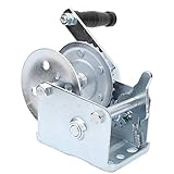 ★ 【Bastidor pesado galvanizado】 El cabrestante del remolque para barcos tiene un bastidor pesado galvanizado, de alta calidad, mano de obra fina, resistente al desgaste, duradero y práctico.