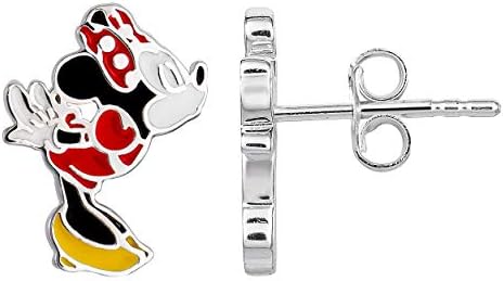 Disney Mismatched Stud Earrings - Mickey Mouse and Minnie Mouse, Nightmare Before Christmas, Winnie the Pooh, Beauty and the Beast, Sterling Silver