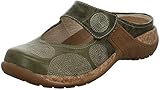 Bei diesem Schuh-Modell der Marke Romika handelt es sich um ein Modell aus der Kategorie Clogs. Diese Damenschuhe in der Farbe Grün überzeugen durch ein klares Design und unterstreichen die aktuelle Schuhmode. Große Schuhe von Romika lassen sich perfekt mit dem urbanen Modegeist kombinieren und verleihen jedem modernen aber auch einem klassisch-sportivem Outfit den passenden Schliff. Das Außenmaterial bei diesem Modell wurde aus Leder hergestellt, als Innenmaterial wurde Leder verwendet. Bei die