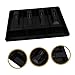 CAXUSD Bill and Coin Cash Drawer Insert Tray for Box Organizer Efficient Cash Register Replacement for Quick Transactions Black