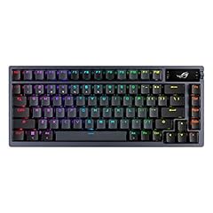 ASUS ROG Azoth Tastiera da Gaming Personalizzabile Wireless, 75 Tasti, Display OLED, Switch ROG NX Rossi Sostituibili, Stabilizzatori Tastiera, Copritasti PBT, Illuminazione RGB, Layout Italia, Nero