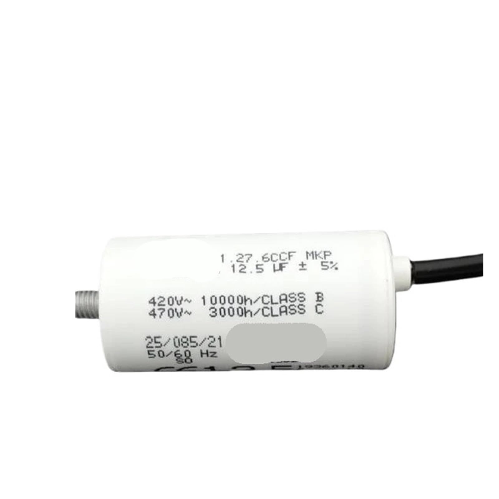 Condensateur 1.27.6CCF 420V 12.5uF condensateur de démarrage et de fonctionnement du moteur de ventilateur