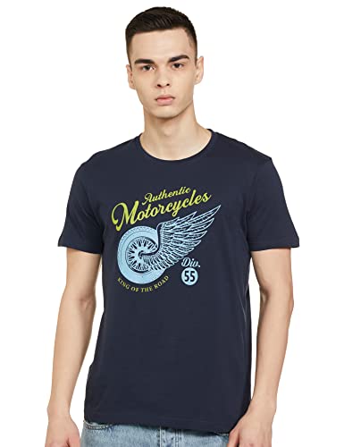 Image of Max Men Graphic Printed Slim Fit T-Shirt