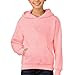 Remimi Girls Pink Sweatshirt Boys Long Sleeve Fleece Fashion Hoodies Top Fall Winter Outdoor Pullover with Pockets 9-10 Years