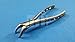 Gold Handle Premium Grade Lower MOLARS Cow-Horn Beak #23 Dental EXTRACTING Forceps (HTI BRAND)