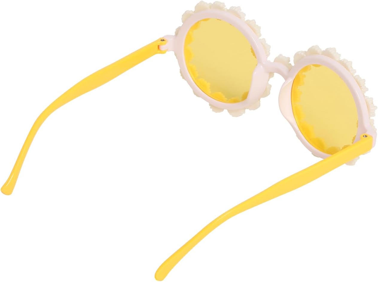 Guirca Adult Hippie Glasses With Daisies
