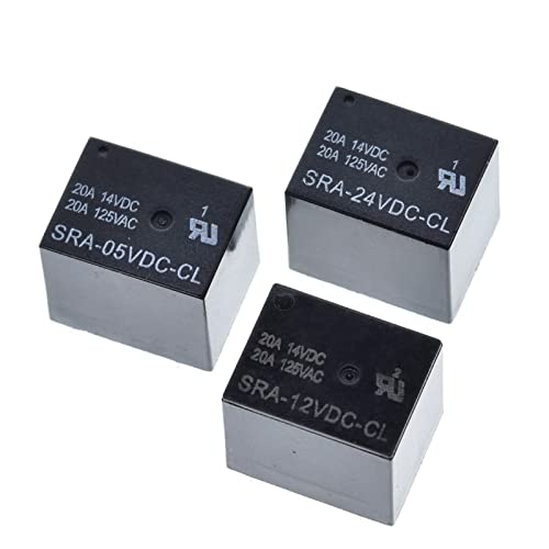 Relé de potencia de 20A SRA-12VDC-CL con alta capacidad de conmutación PCB