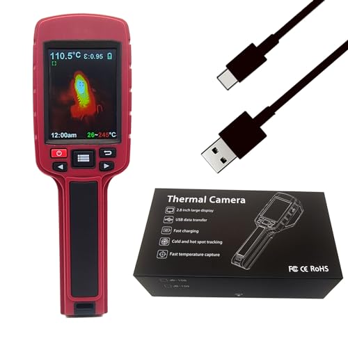Thermal Camera Imaging Tool, 60X60 Pixels Resolution Handheld Thermal Imaging Camera with 9Hz Refresh Rate, -4°F~1022°F Temperature Range, for Electrical Plumbing Leak Detection miniatura 1