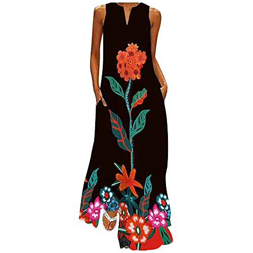 Kleid Rockabilly, Boho Kleid Damen Kleider Für Hochzeitsgäste Kleid Lang...