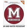 Morehouse College Primary Logo Automotive Car Window Locker Circle Bumper Sticker #1