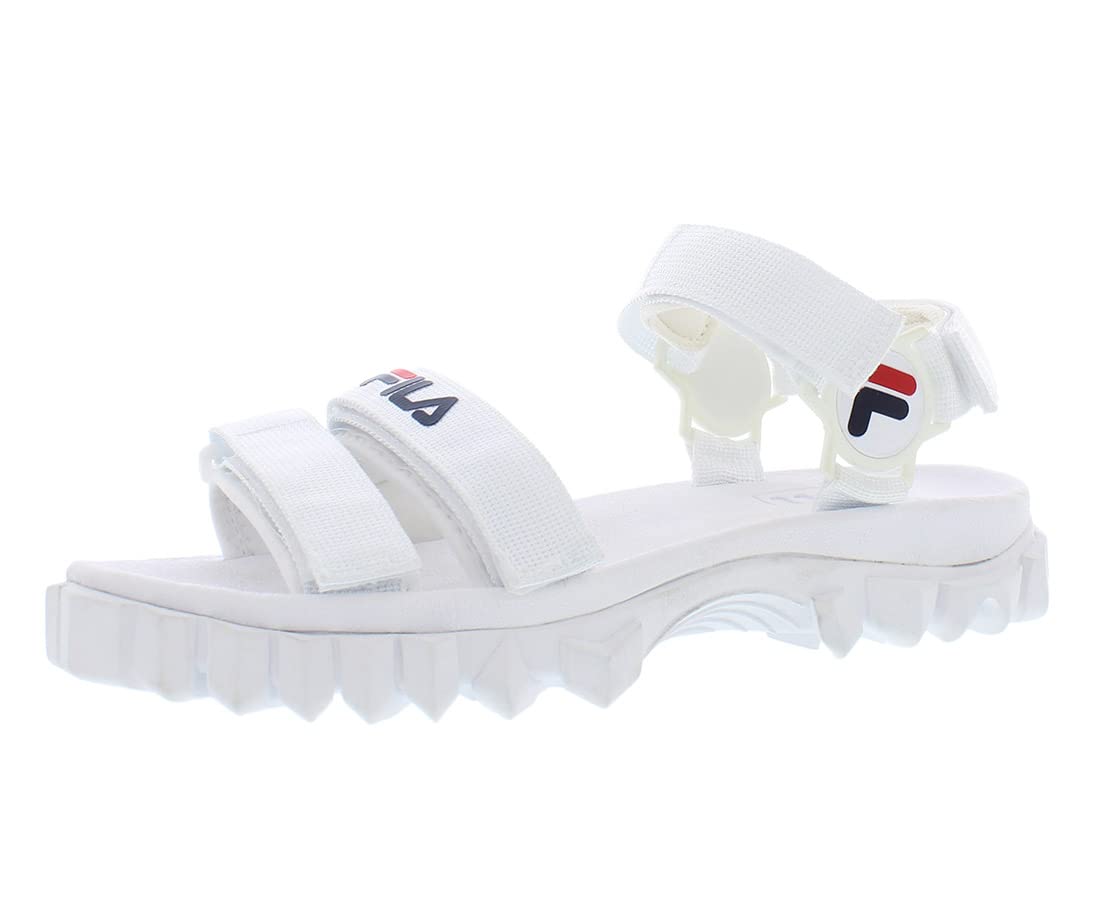 Fila Womens Yak Sandal Shoes White Navy Red Desertcart Seychelles