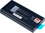 Dimensions : 167 x 80 x 21 mm Batterie T6 Power pour ordinateur portable Dell, numéro de pièce X8VWF, Li-Ion, 11,1 V, 8700 mAh (97 Wh), noir
