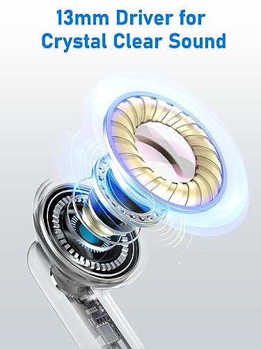 Auriculares-Inalambricos-Auriculares-Bluetooth-53-HiFi-Estereo-con-HD-Mic-Cascos-Inalambricos-Bluetooth-IP7-Impermeable-Pantalla-LED-In-Ear-Auriculares-Reproduccion-de-40H-Control-Tactil-Gris