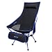 G4Free Lightweight Portable Chair Outdoor Folding Backpacking Camping Lounge Chairs for Sports Picnic Beach Hiking Fishing (Dark Blue)