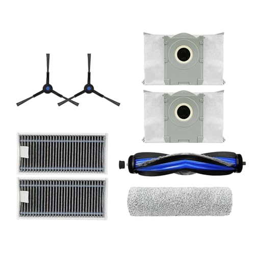 Robot Vacuum Cleaner Main Brushes/Roller Brushes/Side Brushes/Filters/dust Bag,Compatible for Ecovacs X8 Pro/x8 Plus .Robot Vacuum Replacement Parts