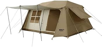 ロッジ型テント 新品 ベージュ　簡単 防水 小屋型 キャンプ グランピング 前室 ロッジ型テント 新品 ベージュ簡単 防水 小屋型 キャンプ グランピング