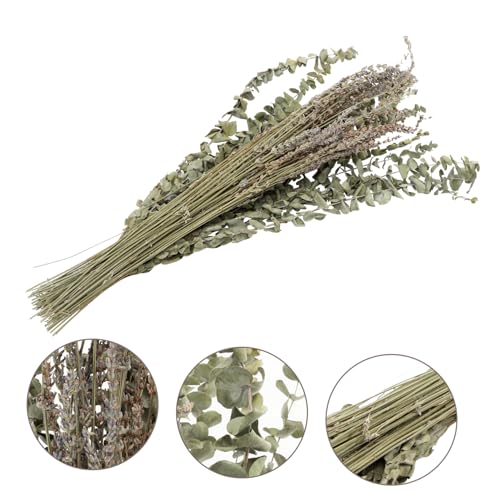 Set de flores secas lavanda y eucalipto para decoración miniatura 2