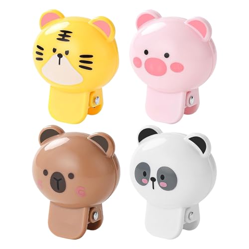 4Pcs Animal Toothbrush Cover Case Dust-Proof Toothbrush Head Protection Cover Animal-Shaped Protective Compact Gadgets Portable Design for Teens Elderly Women Men Adults Children