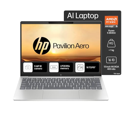 Windowsノート本体 hp pavilion aero 13 bg 8640U Ryzen AI HP Pavilion Aero 13-bg AMD Ryzen™ 5 8640U 6 コア/12 スレッド