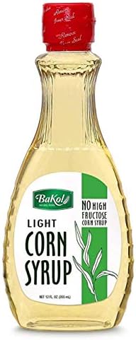 Bakol Light Corn Syrup, 12 FL Oz (355 mL) - Multi-Purpose Simple Syrup for Pancake, Barbecue, Ham, Baked Vegetables, Fruits, and More - No High Fructose Corn Syrup for Candy, Kosher Certified