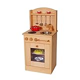 eine Backenofentür mit Acrylglasscheibe ✅ ein herausziehbares Holz-Backblech und