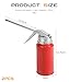 SCUARI 2PCS Oil Can,Oil Can Pump Oiler,Car Accessories Oiler,Motor Oil Dispenser,Metal Oil Can with Spout,200ml Gun Oil Spray Can,Oiler Can with Handle and Metal Spout for Auto Motorcycle Applications