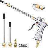 JASTIND Industrial Air Blow Gun with Brass Adjustable...