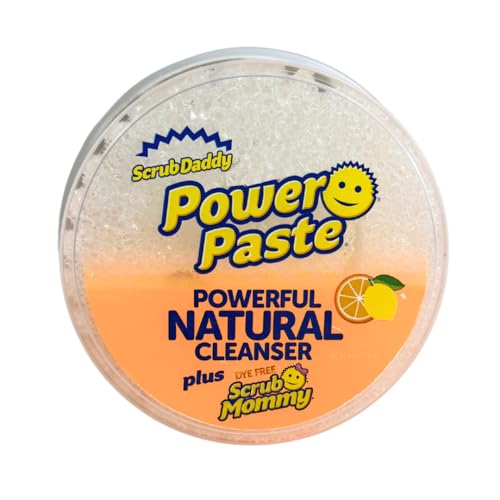 Power Paste Cleaning Bundle - Scrub Daddy Power Paste with Dye-Free Scrub Mommy Applicator Plus Bonus Scrub Mommy Scrubber- Includes CAPTIVAMKT Fridge Magnet! - Thumbnail 4