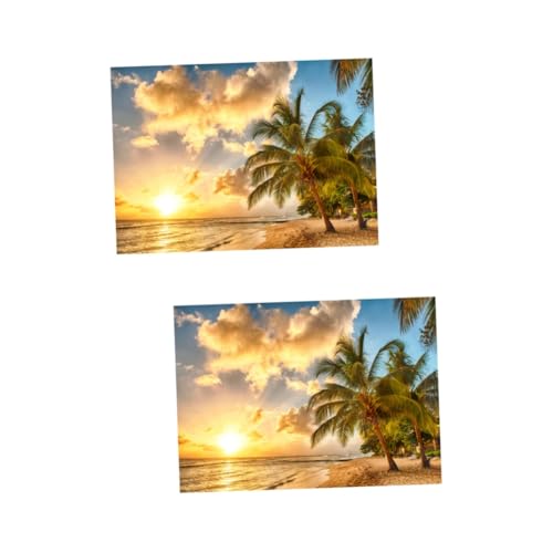 Tela de fondo para foto de playa Abaodam pack de 2 tapices de pared para decoracion de Navidad