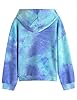 Arshiner Girls Hoodies Tie-dye Kids Hooded Sweatshirt Casual Fashion Long Sleeves Hoodie Top for Girls 9-10 years #3