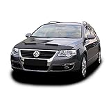 Farbe schwarz Tief Tech Bonnet Hood Bra für Passat (3C / B6)  Schwarz  Motorhaubenabdeckung  Steinschlagschutz  Steinwächter