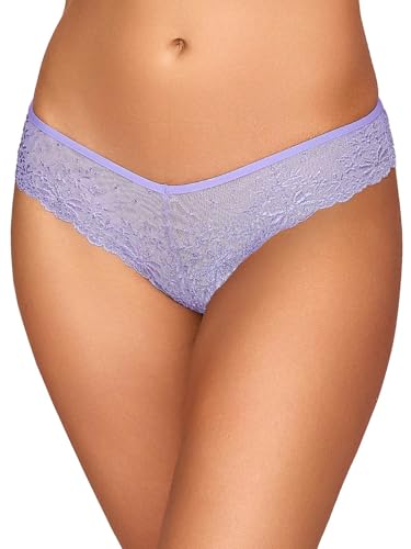Ilusión Panty Bikini de Encaje 78033, Mujer, X-Grande, Lila