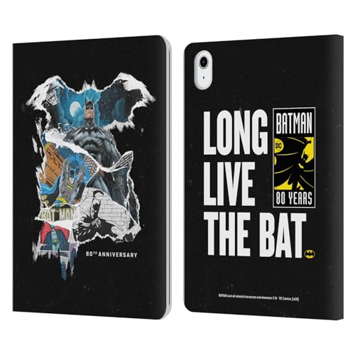 Étui iPad Air 11 Batman en cuir imprimé avec fentes pour cartes