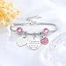 Imagen de Astellea Pulsera con Iniciales para Profesoras Regalo para el Día del Maestro Pulsera Mujer