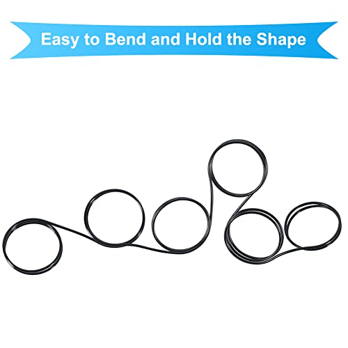 Image of Tenn Well 328ft 20 Gauge 0.8mm Aluminum Wire Black Soft for Jewelry
