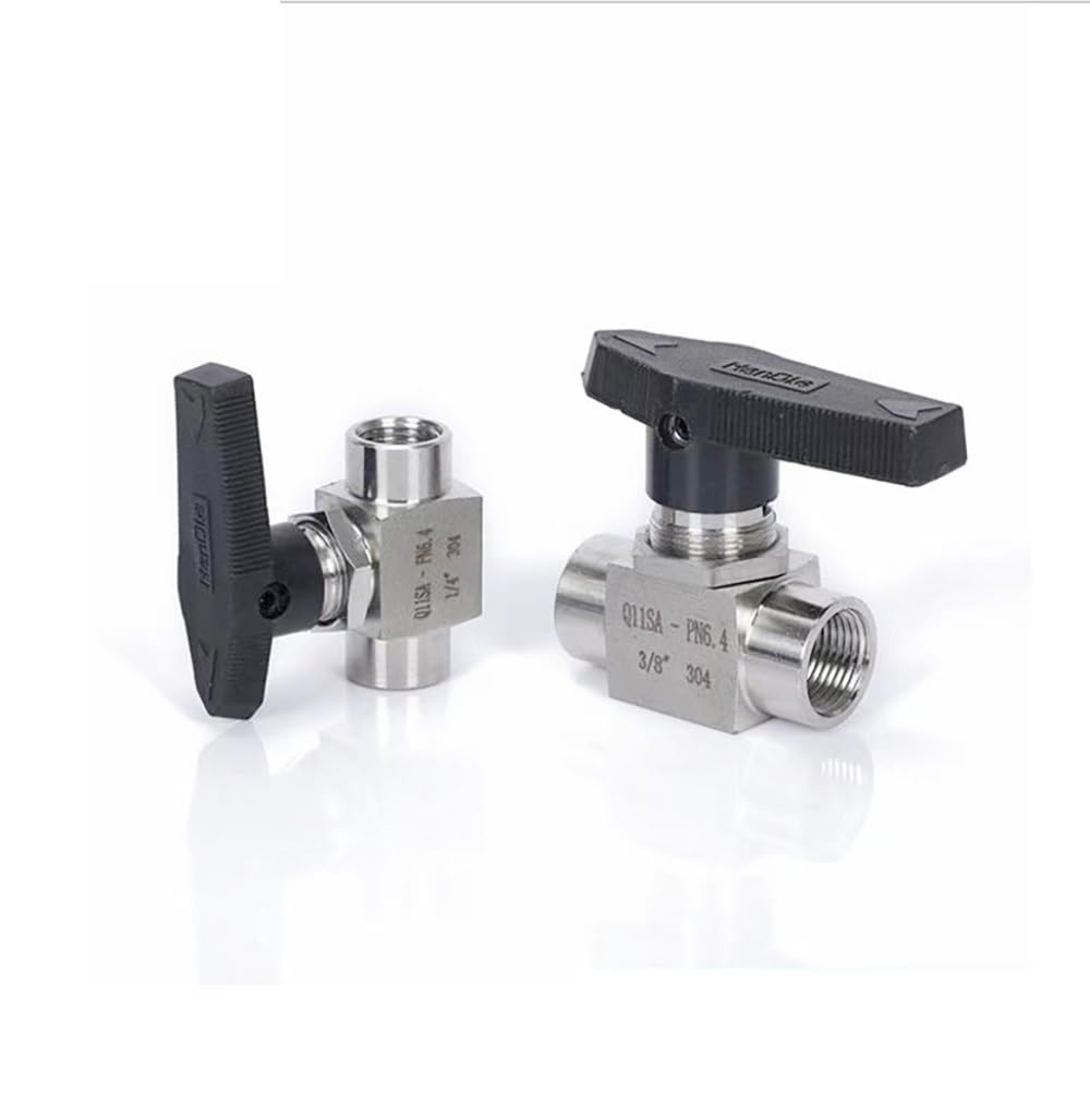304 Stainless Steel Ball Valve, BSP Female Thread, Shut Off Valve, for Water, Gas, Oil, 1 PC(1")
